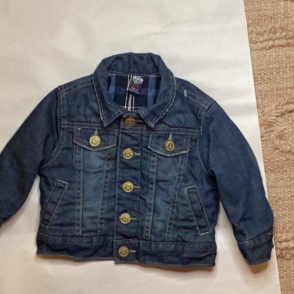 ZARA BABY BOY DENIM LINED JEAN JACKET SZ. 3-6M - Picture 2 of 9